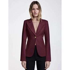 NWT Smythe Classic Duchess Blazer in Plum.  SZ 2